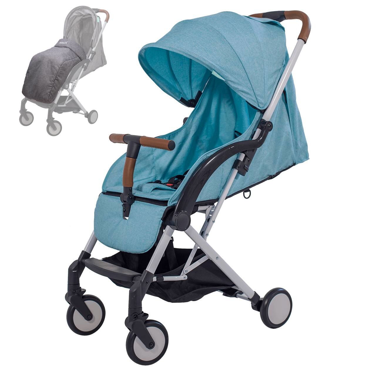 Carucior compact BEBUMI Sport 0-4 ani Food Tray Foot Cover Albastru/Blue