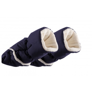 Nuvita Handmuff Melange Blue - Manusi pentru carucior 9305 Nuvita Handmuff Melange Blue - Manusi pentru carucior 9305