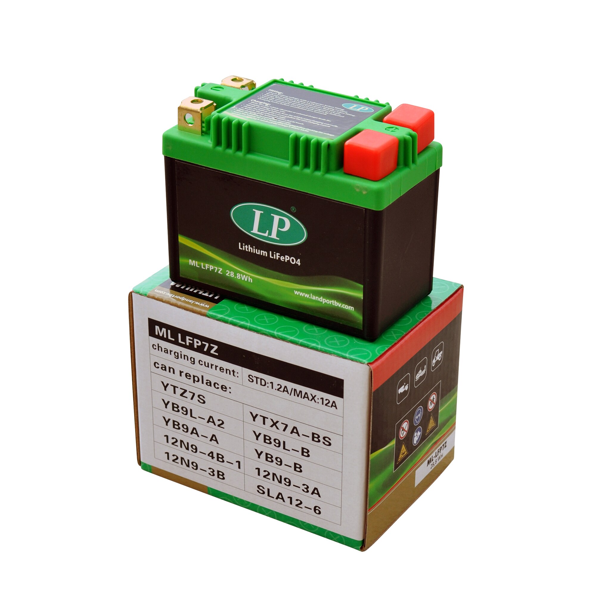 Baterie moto LANDPORT Lithium LFP7Z