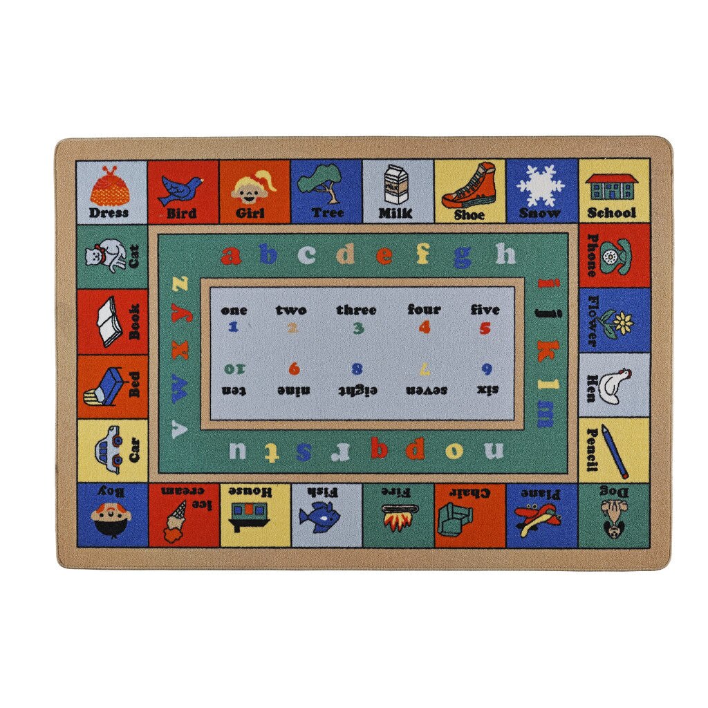 Covor Pentru Copii, Antiderapant, Lesson, Multicolor, 100x150 cm, 1282 gr/mp