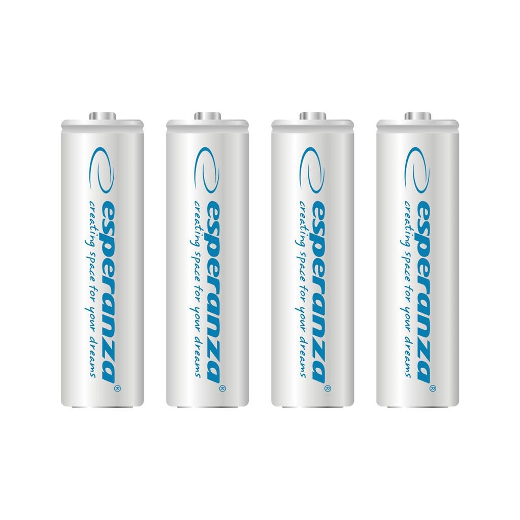 Baterii reincarcabile Ni-MH AA 2000MAH x4, Esperanza EZA104W