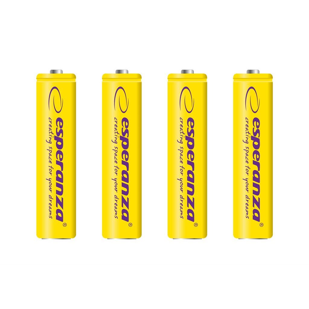 Baterii reincarcabile Ni-MH AAA 1000MAH x4, Esperanza EZA102Y