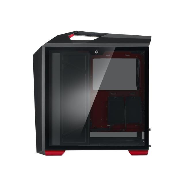 Carcasa calculator Cooler Master / MasterCase MC500Mt, negru cu rosu