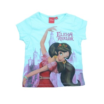 Tricou maneca scurta fetite Sun City Elena of Avalor ER1224, Turcoaz, 104 Tricou maneca scurta fetite Sun City Elena of Avalor ER1224, Turcoaz, 104