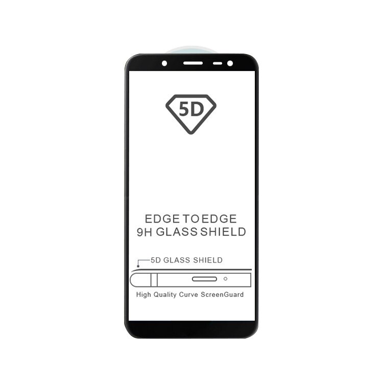 Folie Sticla Full Glue Samsung Galaxy J6 Plus 2018 Full Cover Neagra