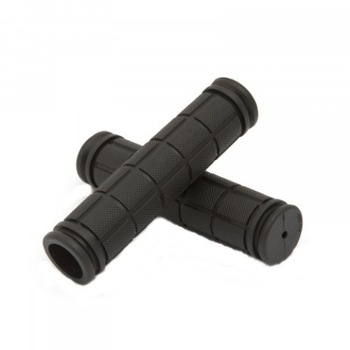 Set manson de ghidon comod si ergonomic, cauciuc, dimensiuni interioare ø21 mm, culoare negru Set manson de ghidon comod si ergonomic, cauciuc, dimensiuni interioare ø21 mm, culoare negru