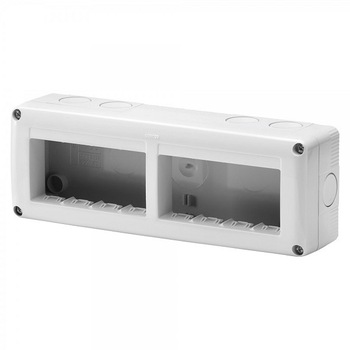 Doza de legatura Gewiss, 8 module GW27006 - montaj aplicat Doza de legatura Gewiss, 8 module GW27006 - montaj aplicat