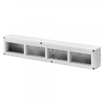 Doza de legatura Gewiss, 16 module GW27008 - montaj aplicat Doza de legatura Gewiss, 16 module GW27008 - montaj aplicat