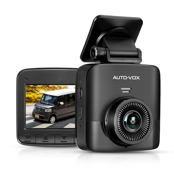 Camera Auto DVR AutoVox D5 PRO, Camera Dubla, 2.4K 2688x1520 Frontal, Senzor OV4689 Display Super LTPS 2,31", G Senzor, Lentile 6G A+ WDR