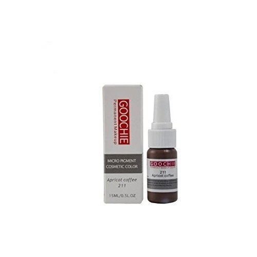 Pigment tatuaj cosmetic Goochie, 211 Apricot Coffee, 15ml
