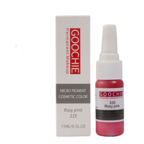 Pigment tatuaj cosmetic Goochie, 335 Rosy Pink, 15ml