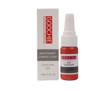 Pigment tatuaj cosmetic Goochie, 337 Coral Pink, 15ml Pigment tatuaj cosmetic Goochie, 337 Coral Pink, 15ml
