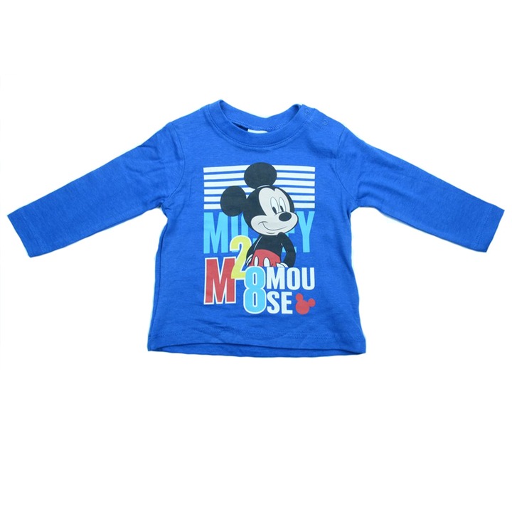Bluza cu maneca lunga pentru baieti Sun City Mickey Mouse RH0073-68, Albastru 18389