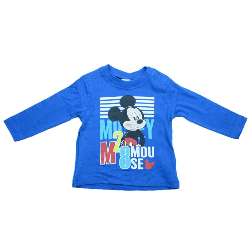 Bluza cu maneca lunga baieti Sun City Mickey Mouse RH0073, Albastru