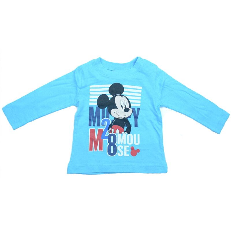 Bluza cu maneca lunga baieti Sun City Mickey Mouse RH0073AL, Albastru
