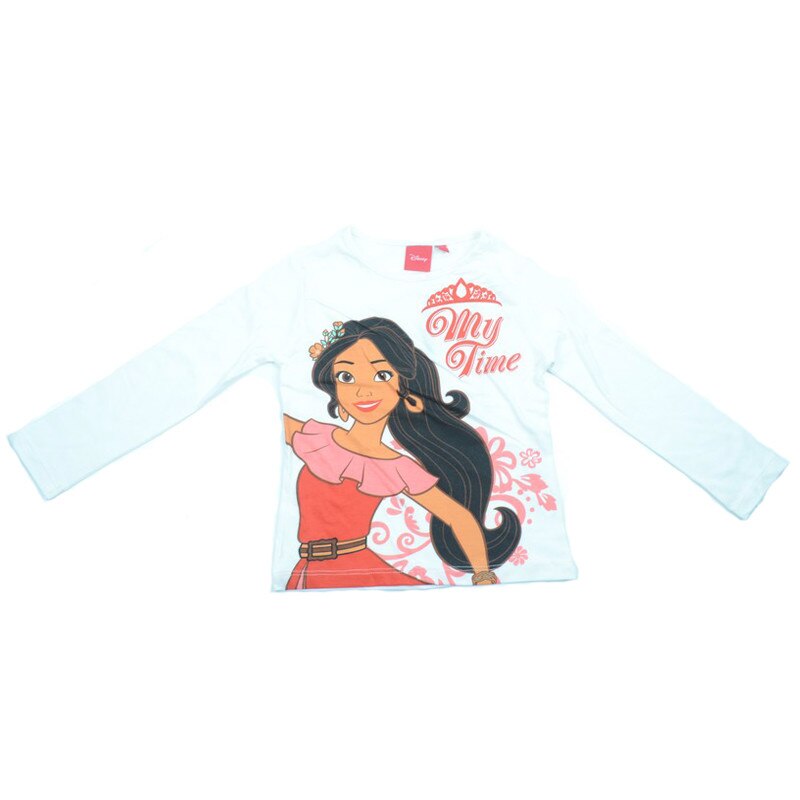 Bluza maneca lunga fete Sun City Elena of Avalor RH1202A, Alb, 116