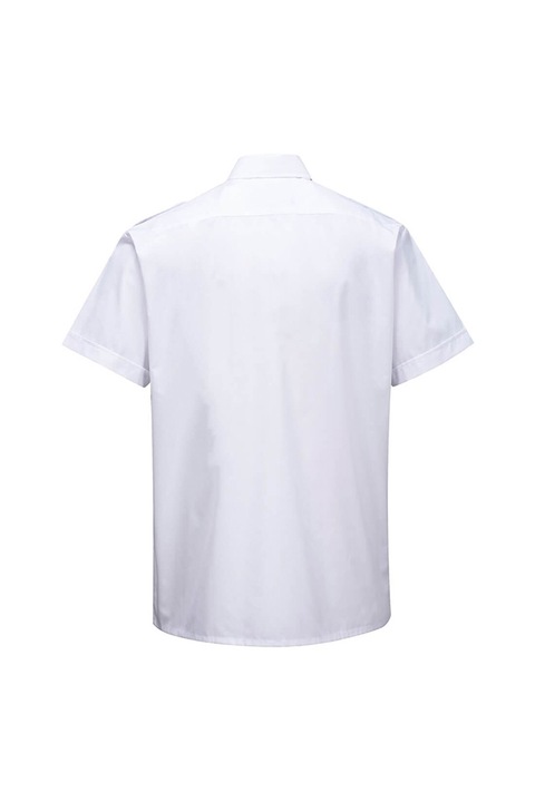 Camasa Pilot cu epoleti, maneca scurta, alb, 42/XL