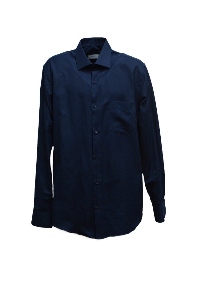 Camasa barbateasca casual, model simplu, D&J Exclusive, Albastru marin