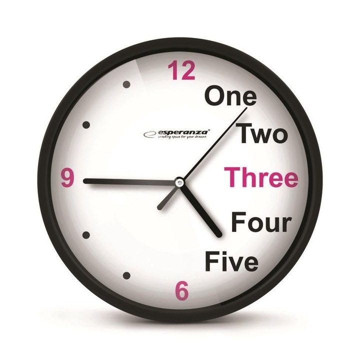 Esperanza EHC014K Prague falióra fekete