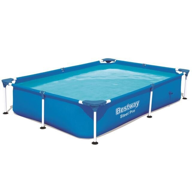 Piscina TOT, Steel Pro cu cadru din otel, 221 x 150 x 43 cm, 56401