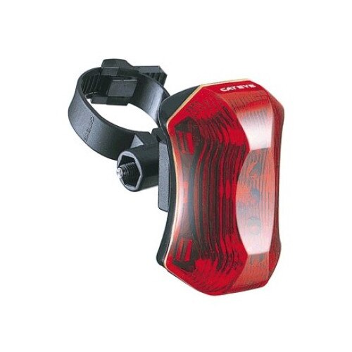 Lampa de bicicleta pentru spate , cu 5 leduri si 3 moduri de luminare , puls , intermitent , constant , bateriile nu sunt incluse