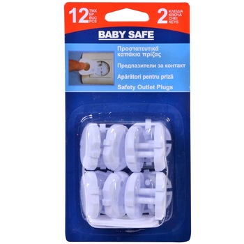 Set sigurante, Zola®, pentru prize, 12 bucati + 2 chei Set sigurante, Zola®, pentru prize, 12 bucati + 2 chei
