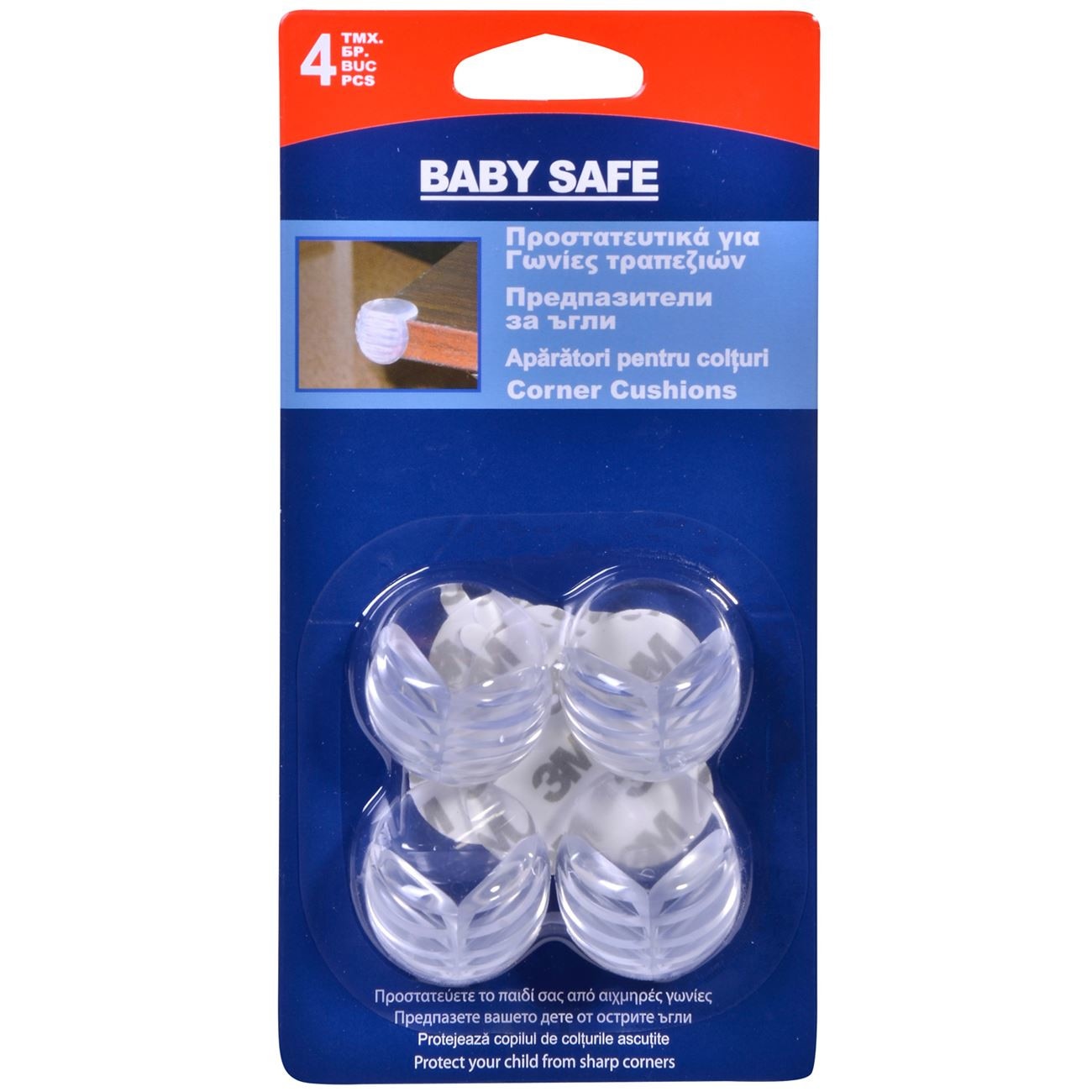 Set sigurante, Zola, pentru colturile mobilei, impotriva copiilor, 4 bucati