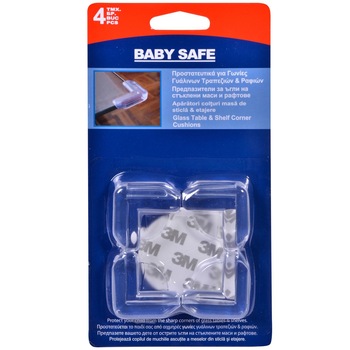 Set sigurante, Zola®, pentru coturile mobilei din sticla, pentru copii, 4 bucati Set sigurante, Zola®, pentru coturile mobilei din sticla, pentru copii, 4 bucati