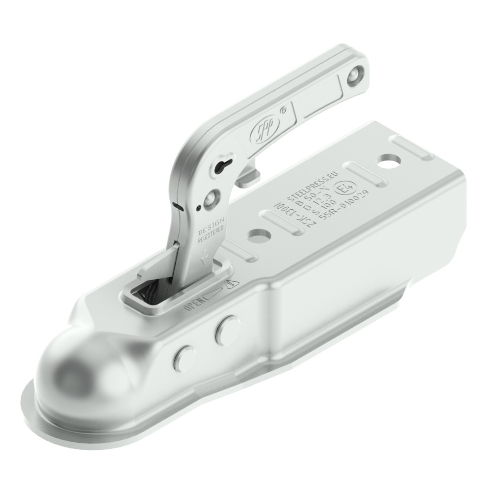 Cupla remorca 1300 kg profil bara patrata 60,50 mm SPP