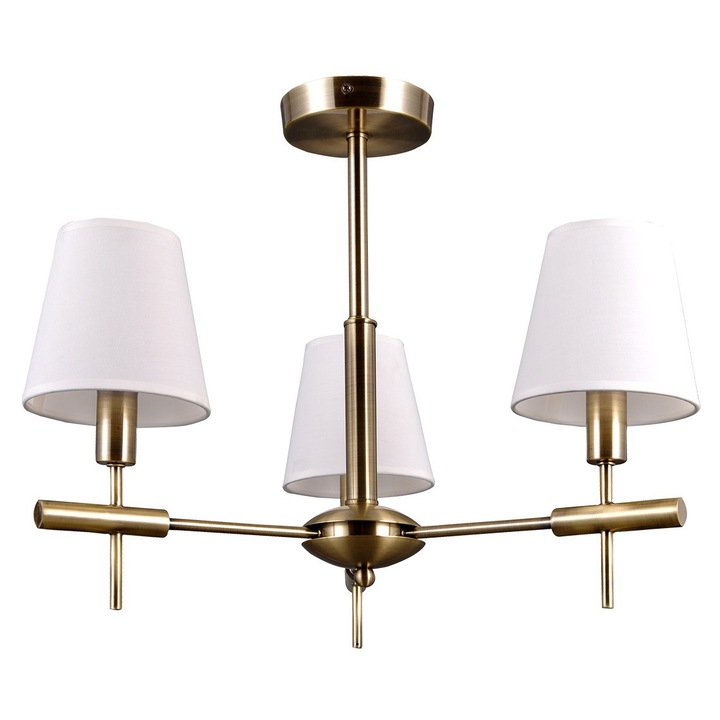 Полилей Italux Balter, 3xE14, 40 W, бял/златист