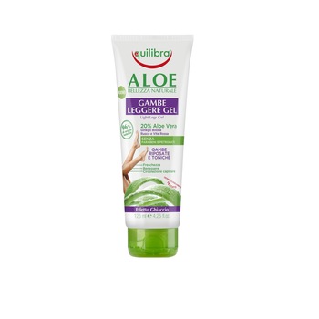 Gel Pentru Gambe si Picioare Linistite, racoritor, cu 20% Aloe Vera, 125 ml Gel Pentru Gambe si Picioare Linistite, racoritor, cu 20% Aloe Vera, 125 ml