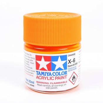 Vopsea pentru modelism acrilica Tamiya 81006 X-6 Orange (gloss) 23ml TAM X06 Vopsea pentru modelism acrilica Tamiya 81006 X-6 Orange (gloss) 23ml TAM X06