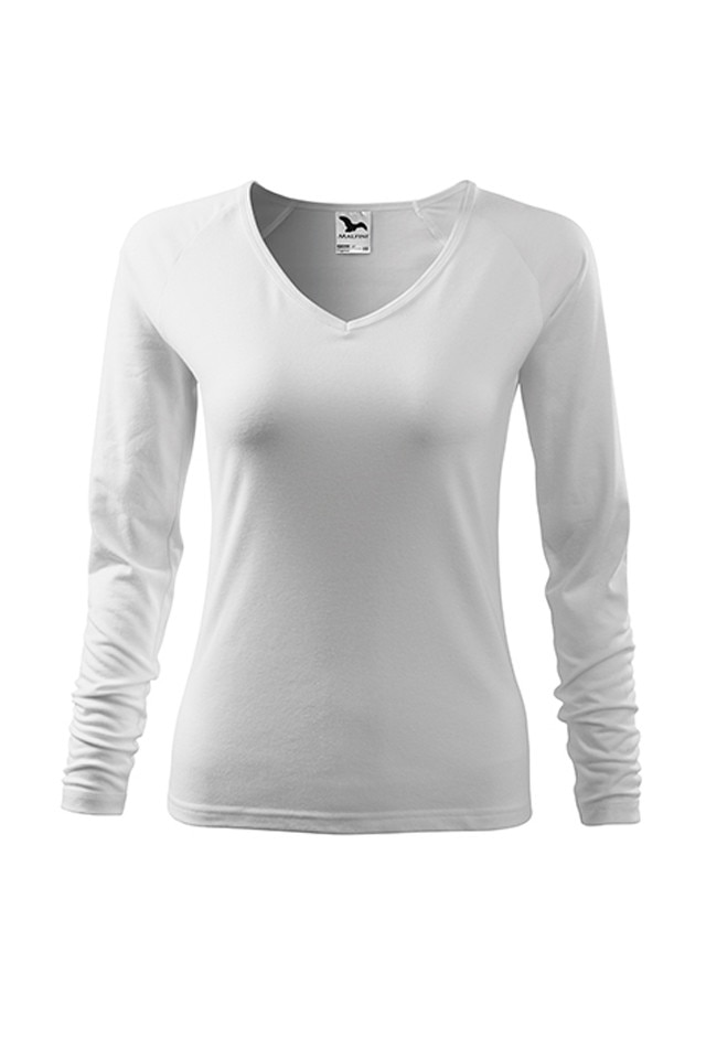 Bluza Malfini Elegance dama, Alb