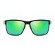 Слънчеви очила Dubery Polarized, 400 UV, зелено с черно