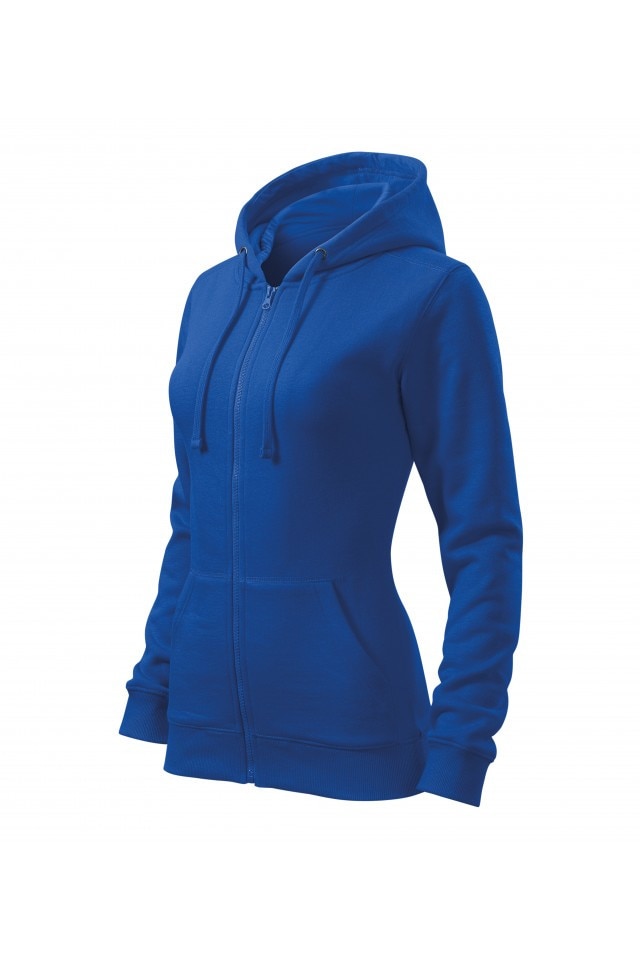 Hanorac dama cu gluga, 411-4, Albastru regal