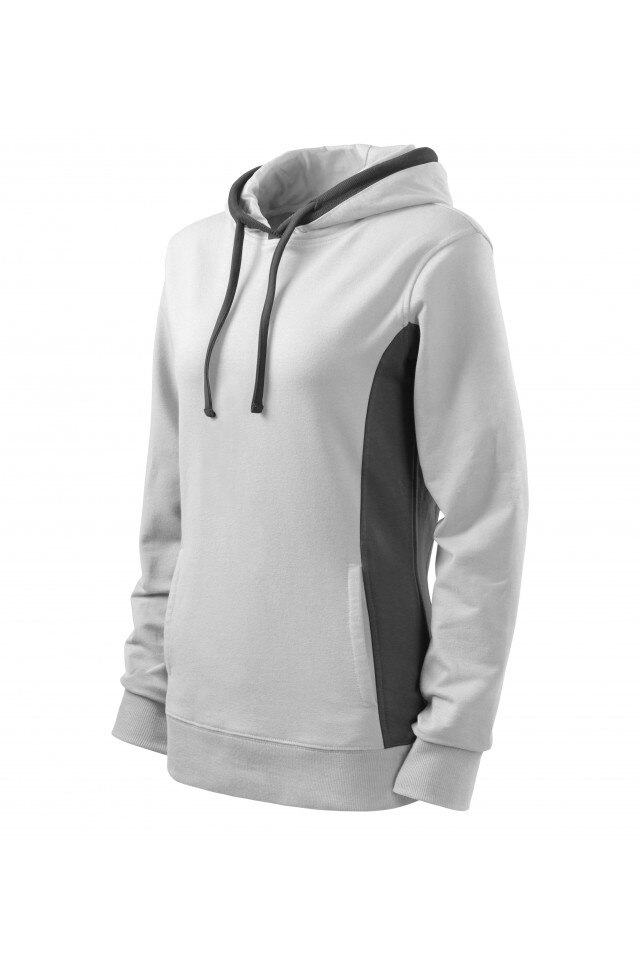 Hanorac dama cu gluga, 408-1, Alb