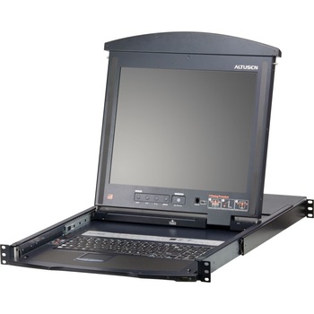 Comutator cu tastatura si touchpad , Aten , KVM , CL1000 LCD 19'', USB PS/2 , 1U Rack Comutator cu tastatura si touchpad , Aten , KVM , CL1000 LCD 19'', USB PS/2 , 1U Rack