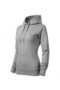 Hanorac dama cu gluga, 414-8, Gri inchis Hanorac dama cu gluga, 414-8, Gri inchis