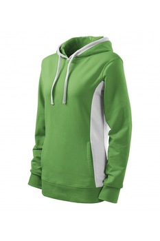 Hanorac dama cu gluga, 408-5, Verde iarba Hanorac dama cu gluga, 408-5, Verde iarba