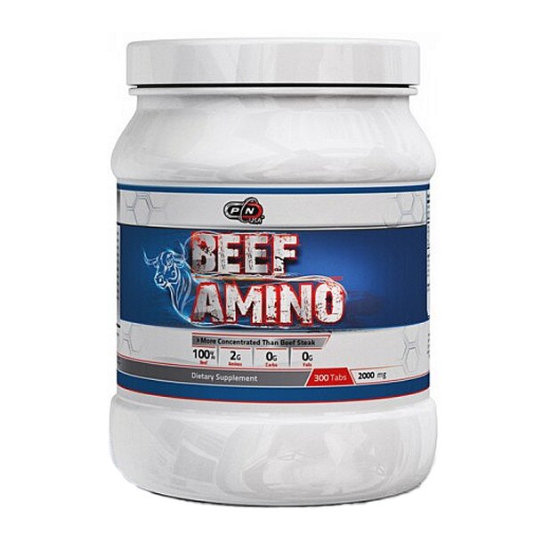 Beef Amino (Aminoacizi din carne de vita) 300 tablete, ajuta la formarea si refacerea tesutului muscular