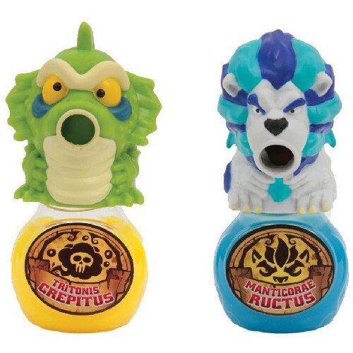 Set Giochi Preziosi 2 Figurine Gloopers Tritonis Crepitus si Manticorae Ructus cu Slime