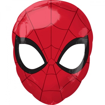 Balon folie cap Spiderman 30 x 43cm Balon folie cap Spiderman 30 x 43cm