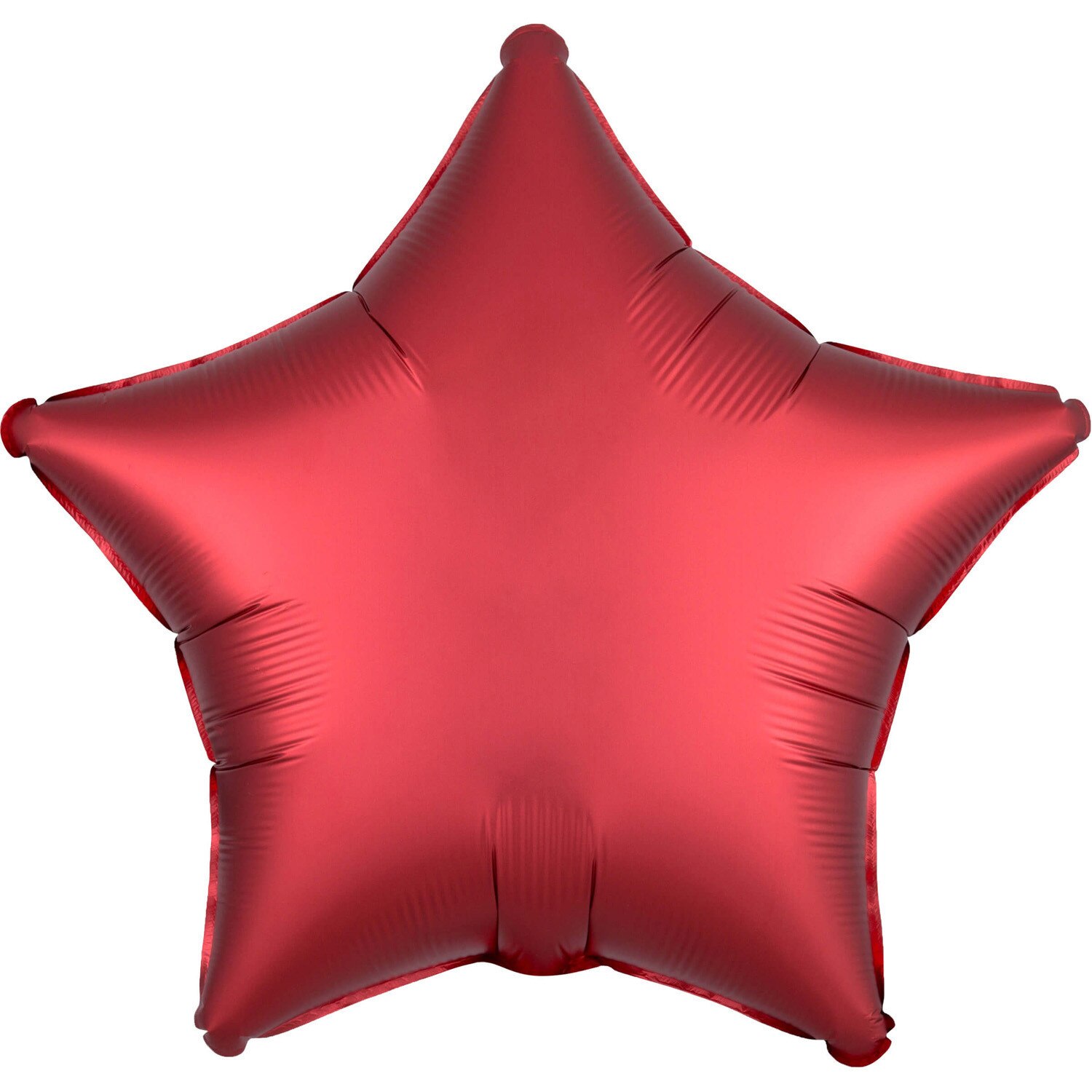 Balon folie stea Satin Luxe rosu 45 cm
