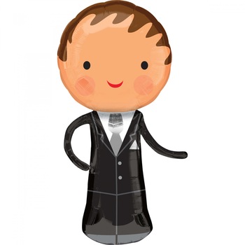 Balon folie Mire / Groom 48 x 101 cm Balon folie Mire / Groom 48 x 101 cm