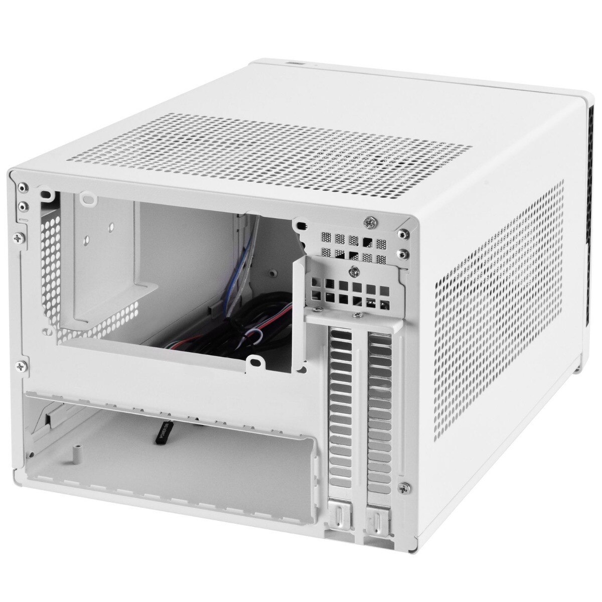 Silverstone Compact Cube SST-SG13WB-Q Sugo Mini-ITX, fekete-fehér