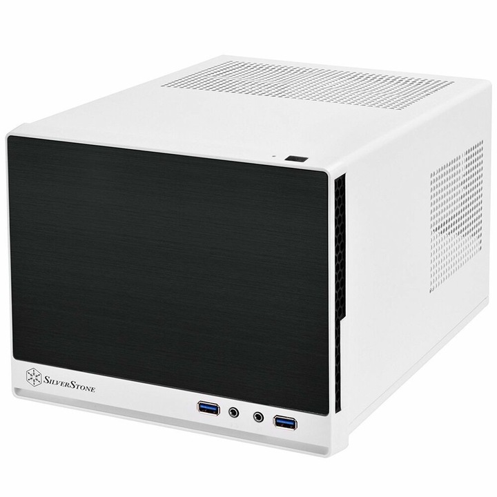 Silverstone Compact Cube SST-SG13WB-Q Sugo Mini-ITX, fekete-fehér számítógép ház