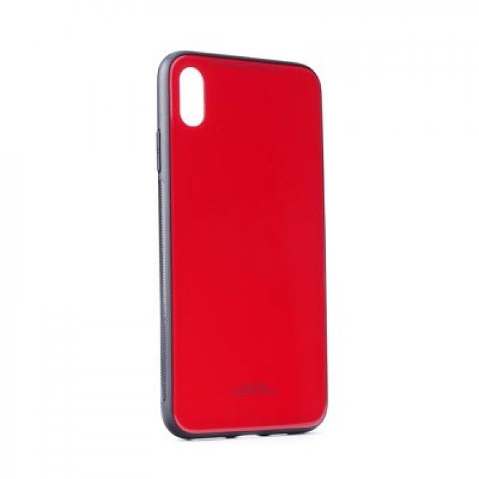 Husa Glass Case - Apple iPhone XS, Rosu