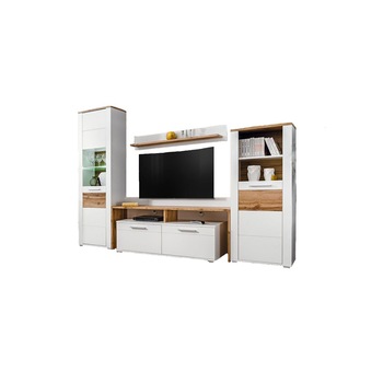 Biblioteca Lily, Cb, Alb/Maro, 2478x470x1934 mm Biblioteca Lily, Cb, Alb/Maro, 2478x470x1934 mm