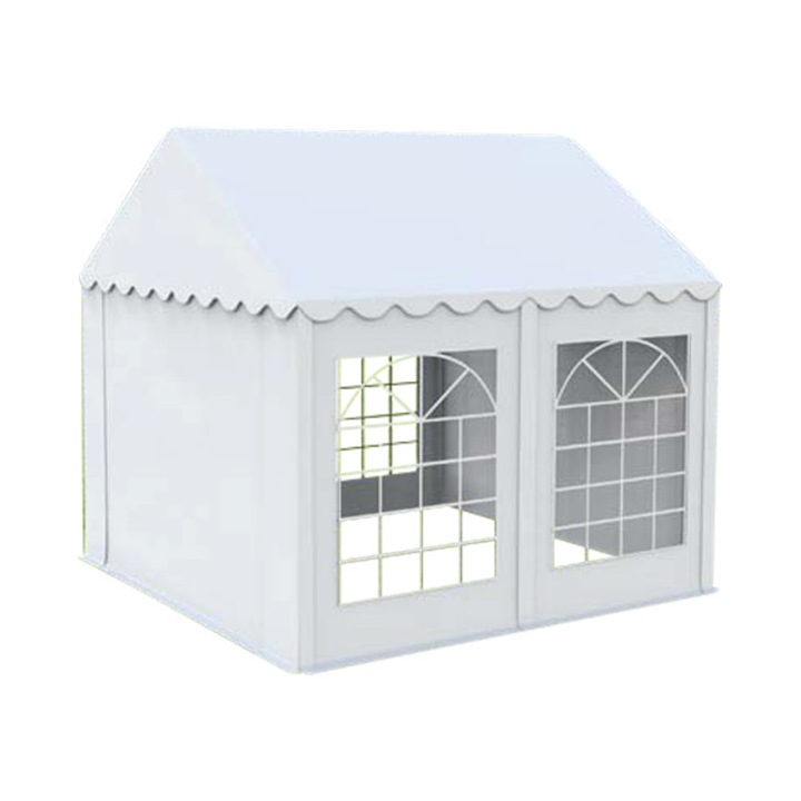 Cort evenimente 5x4m, Economy, alb