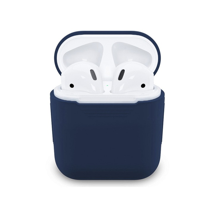 Калъф за поддръжка на слушалки Apple AirPods, тъмносин, BBL725